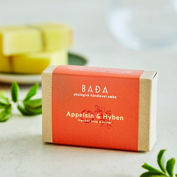 Appelsin og Hyben - økologisk sæbe