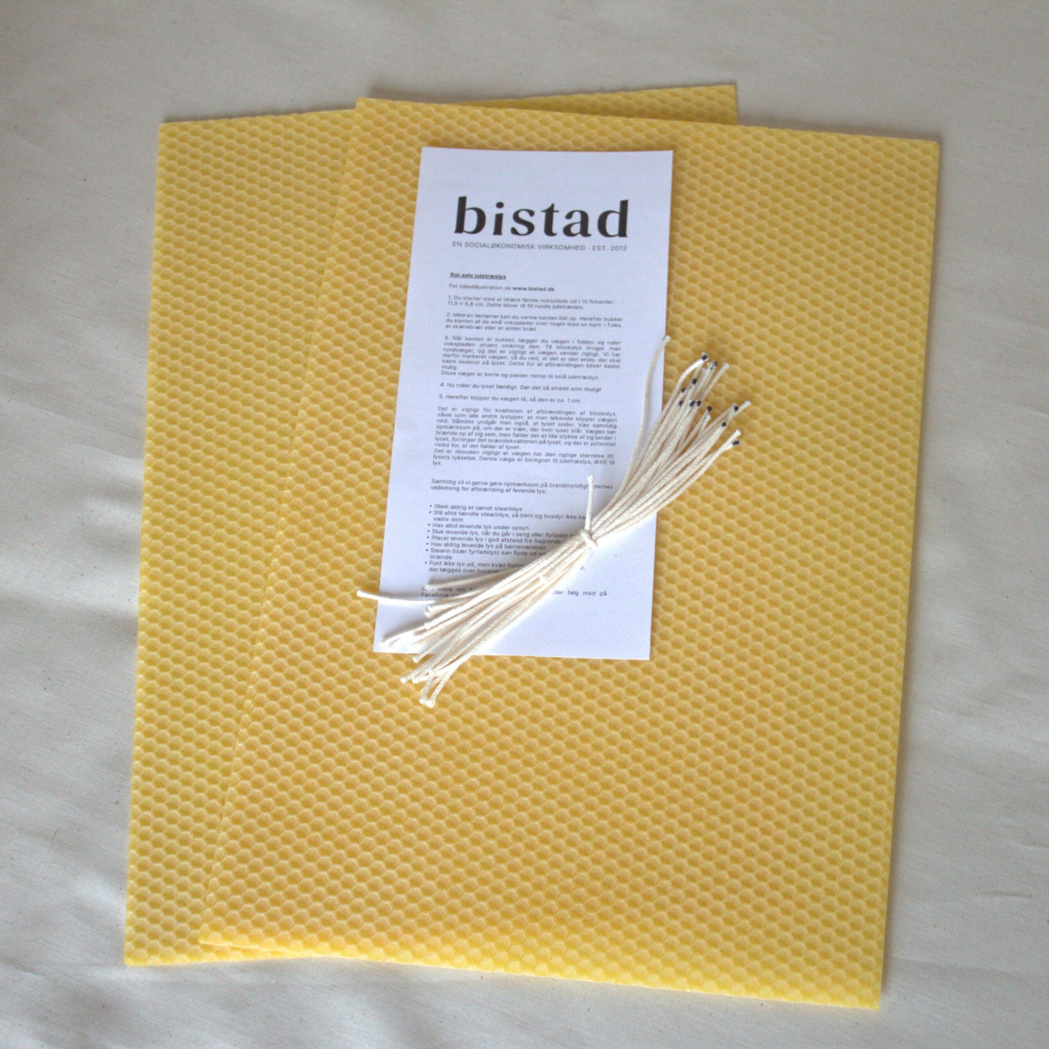 Rul-selv bivokslys – juletræslys (sæt til 20 stk.)